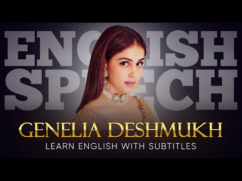ENGLISH SPEECH | GENELIA DESHMUKH: Invest in Yourself (English Subtitles)