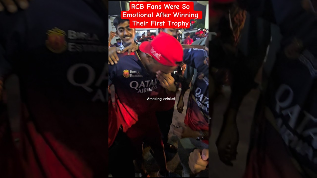 RCB Fans Celebrate First IPL Win 🎉