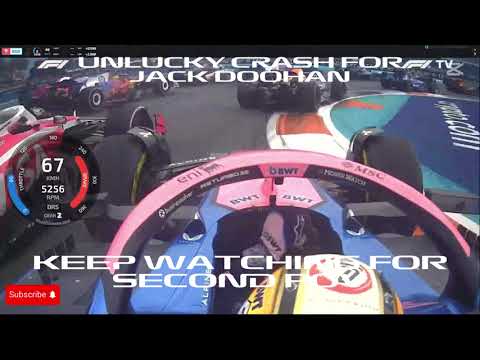 Jack Doohan's Crash at 2025 Miami GP 🚗