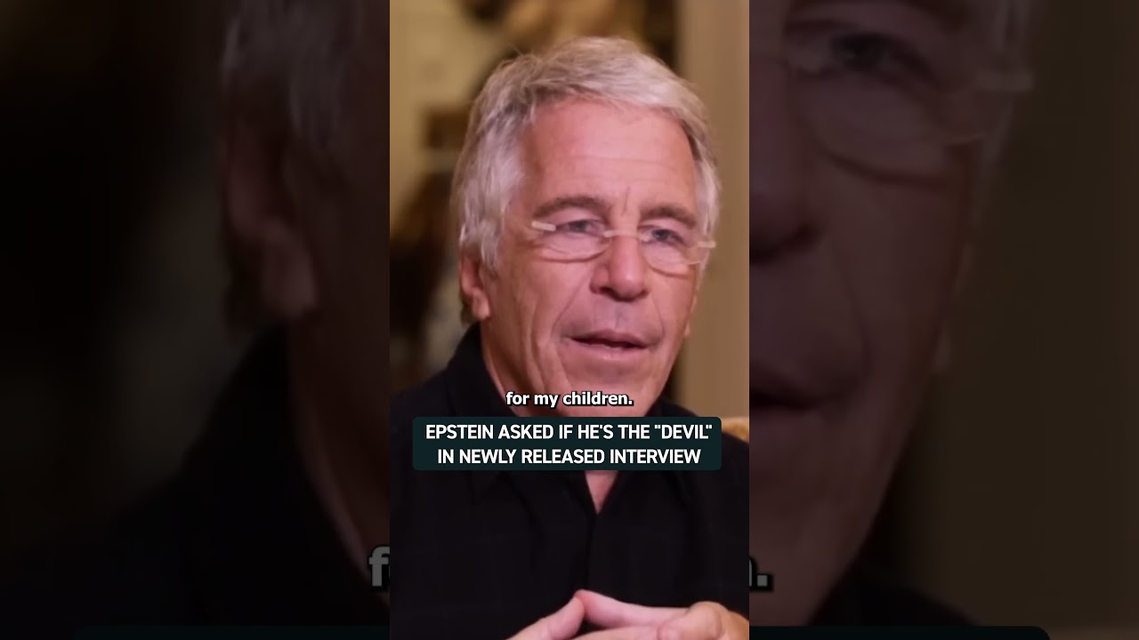 BREAKING: A new interview with Epstein has been unearthed - and he said he was a "tier 1" predator 🔴