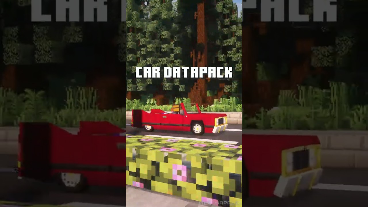 Minecraft Drivable Cars Datapack 🚗