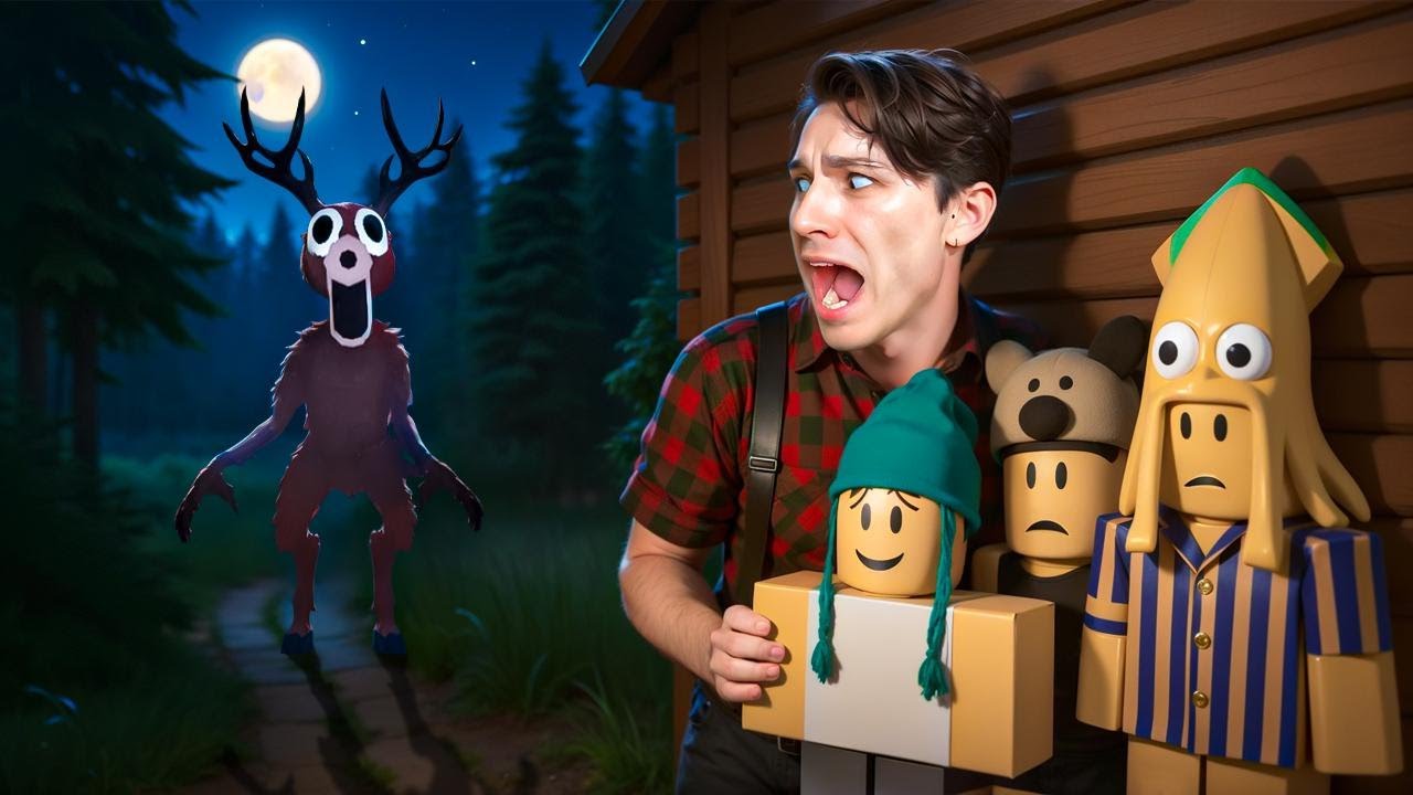 Лось-людоед ищет детей в Roblox! 😱