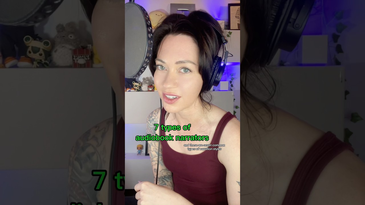 7 Discover the 7 Types of Audiobook Narrators 🎧