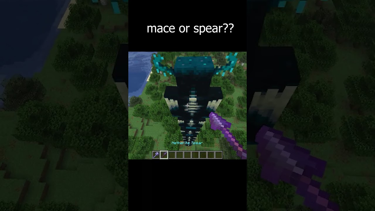 Minecraft Battle: Mace vs. Spear β Which Weapon Dominates? π‘οΈ