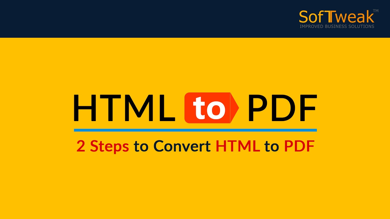 SoftTweak HTML to PDF Converter - Batch Conversion with Attachments and Formatting