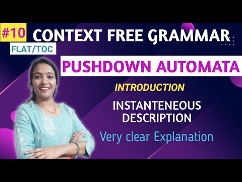 JNTUH FLAT | PUSHDOWN AUTOMATA Introduction | INSTANTENEOUS DESCRIPTION | PUSHDOWN AUTOMATA intelugu