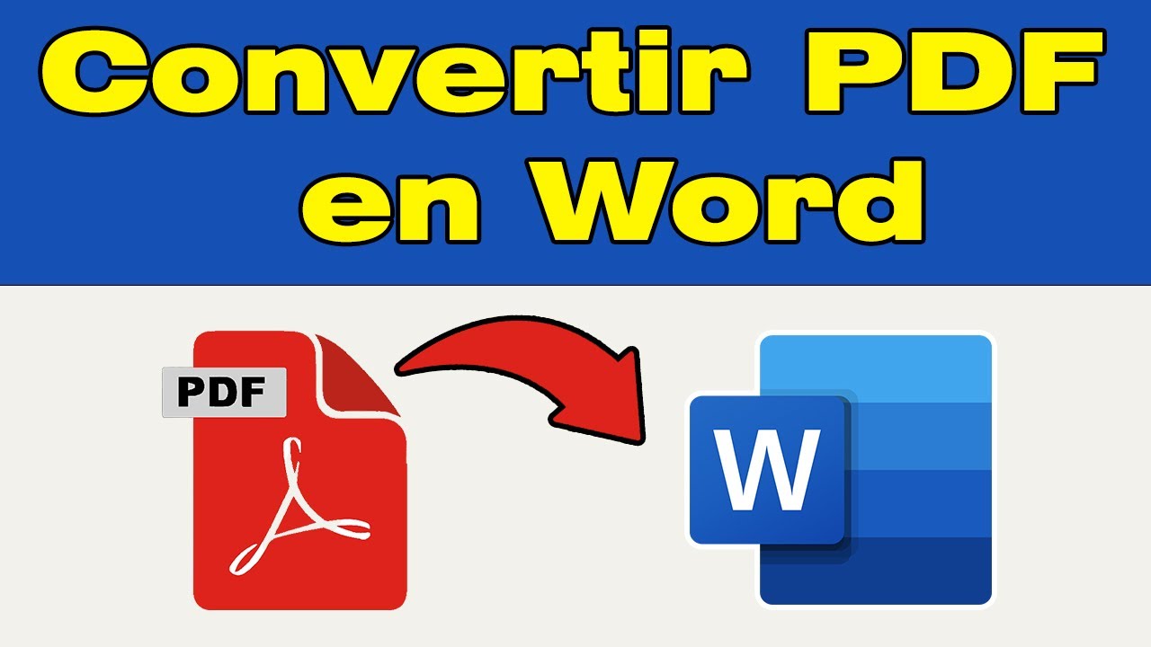 Convertir PDF en Word facilement ✍️