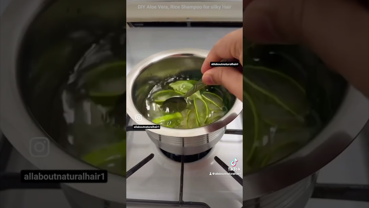 Transform Your Hair with Aloe Vera Rice Shampoo for Silky, Smooth Locks ✨