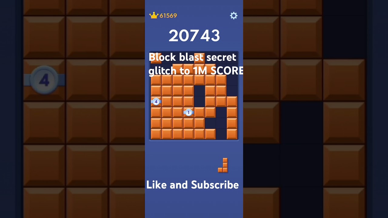 Block Blast Secret Glitch for 1M Score 🎮