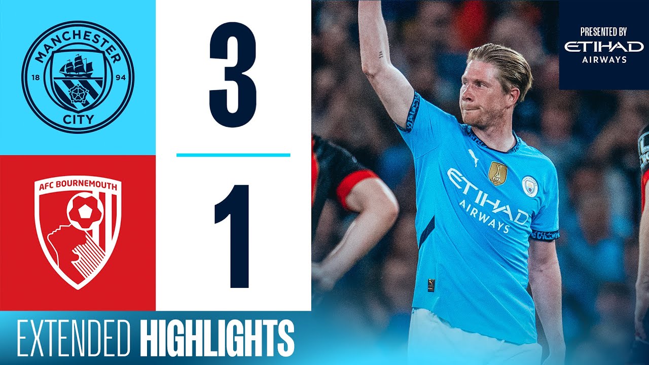 Man City 3-1 Bournemouth: Kevin De Bruyne's Emotional Farewell at the Etihad ⚽