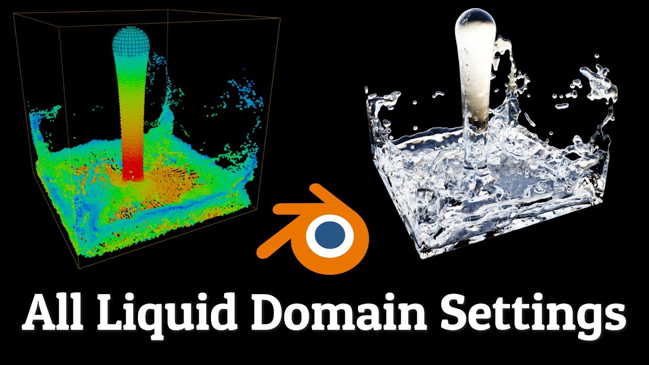 Fluid Simulation (Mantaflow) Domain Settings in Blender 3.2: Beginner Tutorial