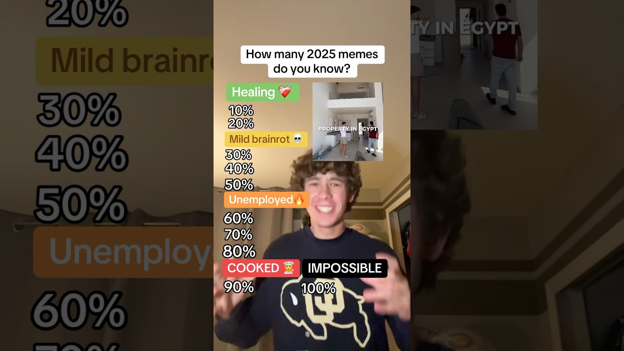 How Many 2025 Memes Do You Know? 😏