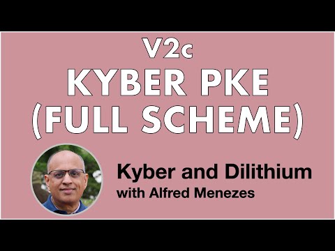 V2c: Kyber-PKE (full scheme) (Kyber and Dilithium short course)