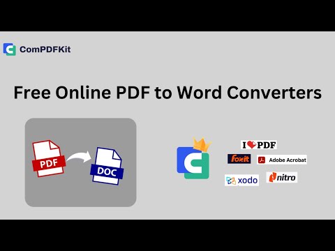 Free Online PDF to Word Converter Comparison | 6 PDF to Word Converter