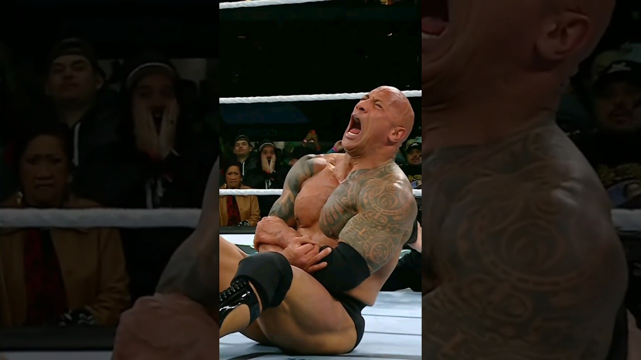 Roman Reigns Delivers Epic Spear to The Rock π