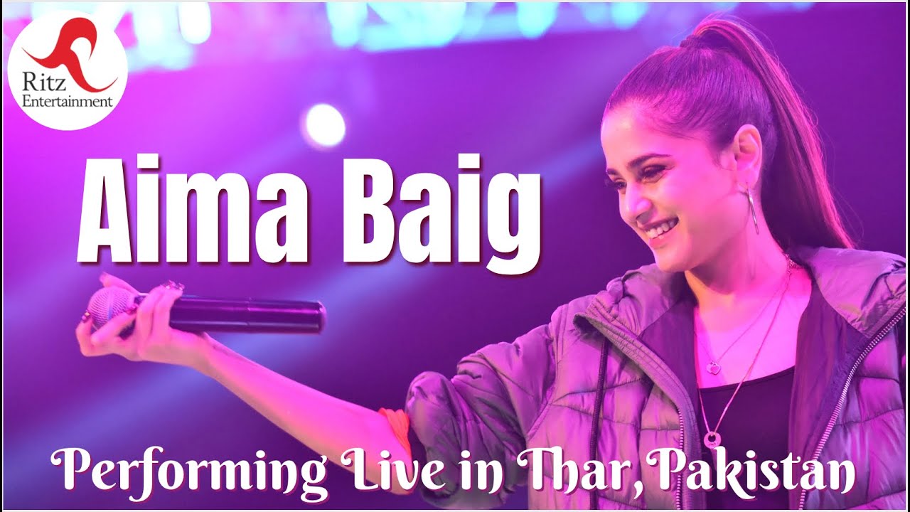 Aima Baig Performing Live in Thar, Pakistan - Artist Facilitated By Vincent Lawrence