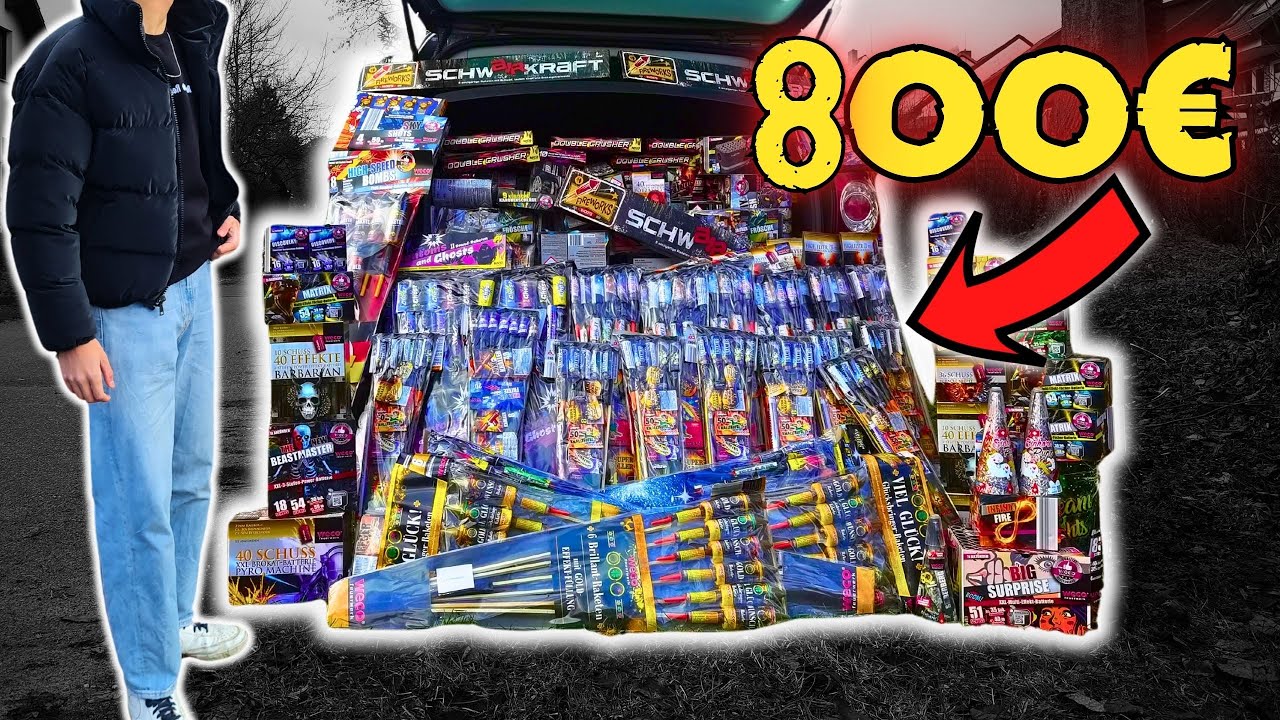 XXL 800€ Silvester Feuerwerk Tour 2023/24 🎆