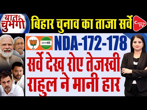 Bihar Chunav | Bihar Election Survey 2025 | Setback For Tejashwi Yadav & Rahul Gandhi | Pooja Dubey
