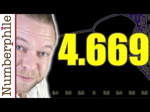The Feigenbaum Constant (4.669)  - Numberphile