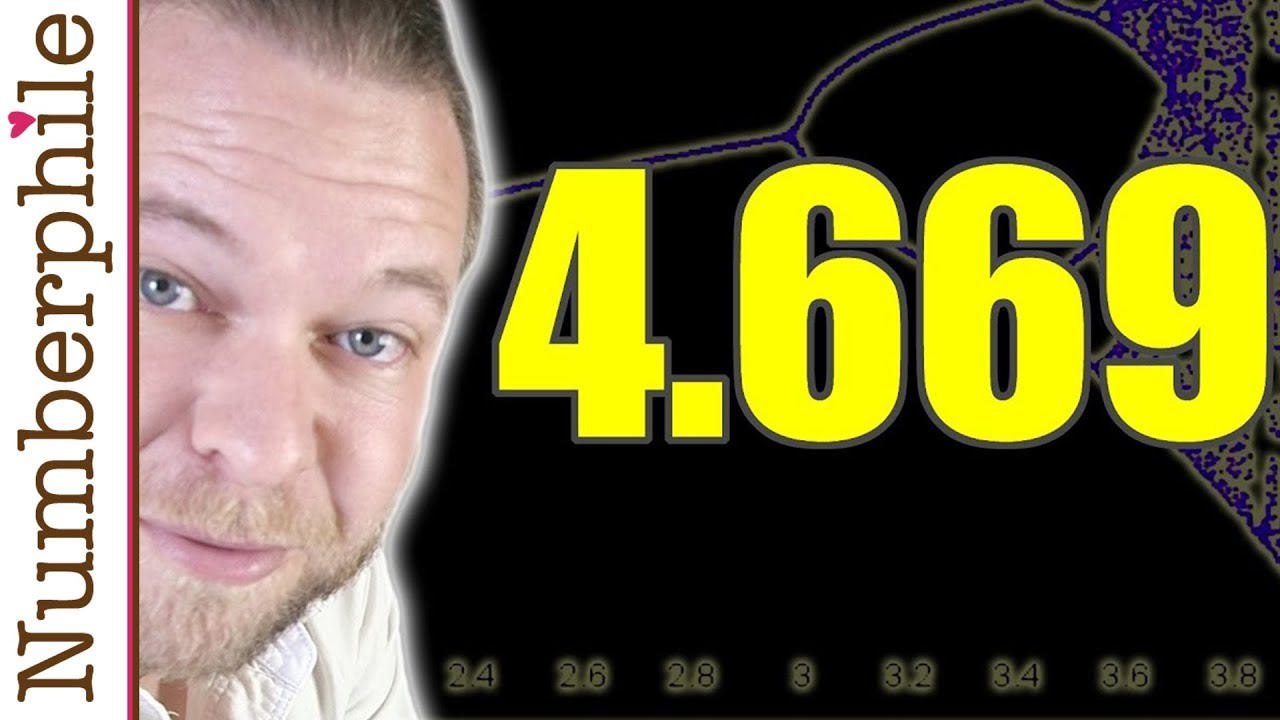 Unlocking the Secrets of the Feigenbaum Constant (4.669) with Numberphile 🔍