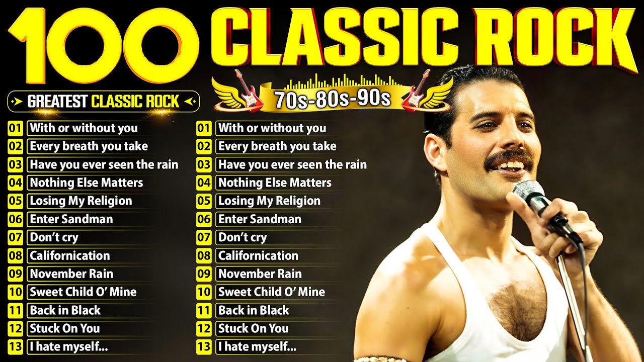 Top 100 The Ultimate List of 100 Classic Rock Songs
