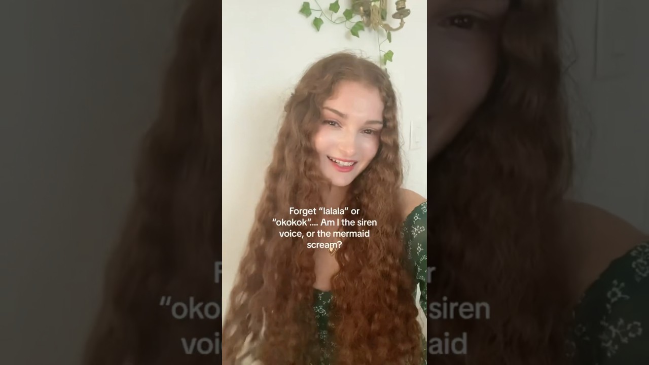 Am I a Mermaid Voice or Siren Scream?π§π»ββοΈ