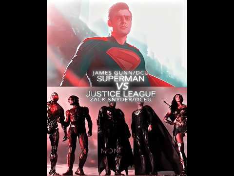 Dcu Superman vs Dceu Justice League