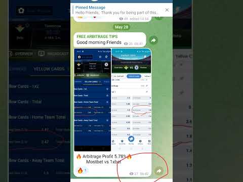 đ„ Arbitrage Profit 5.78% đ„29/05/2025 Betis vs ChelseaJoin Telegram @freearbitragee_88 #arbitrage