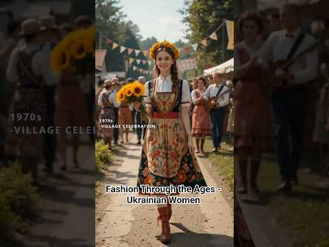 Fashion Through the Ages - Ukrainian Women #fashion #fashionhistory #fashionstyle #fashionthrowback