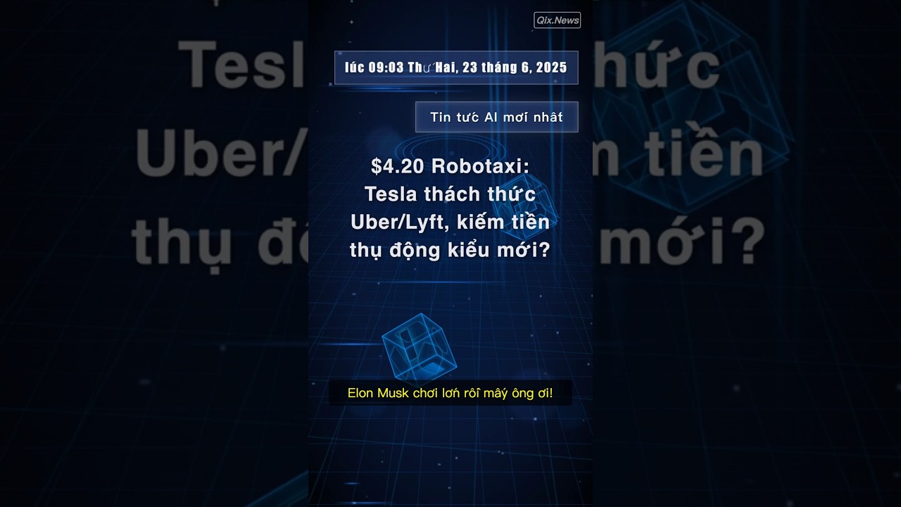 Tesla Ra Mắt Robotaxi CyberCab Tại Austin: Thách Thức Uber/Lyft & Kiếm Tiền Thụ Động Mới 🚗