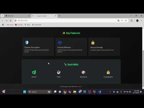 🖼️ Image Encryption Using Chaotic Maps | Python Cryptography Project | Buying Details In DesCription