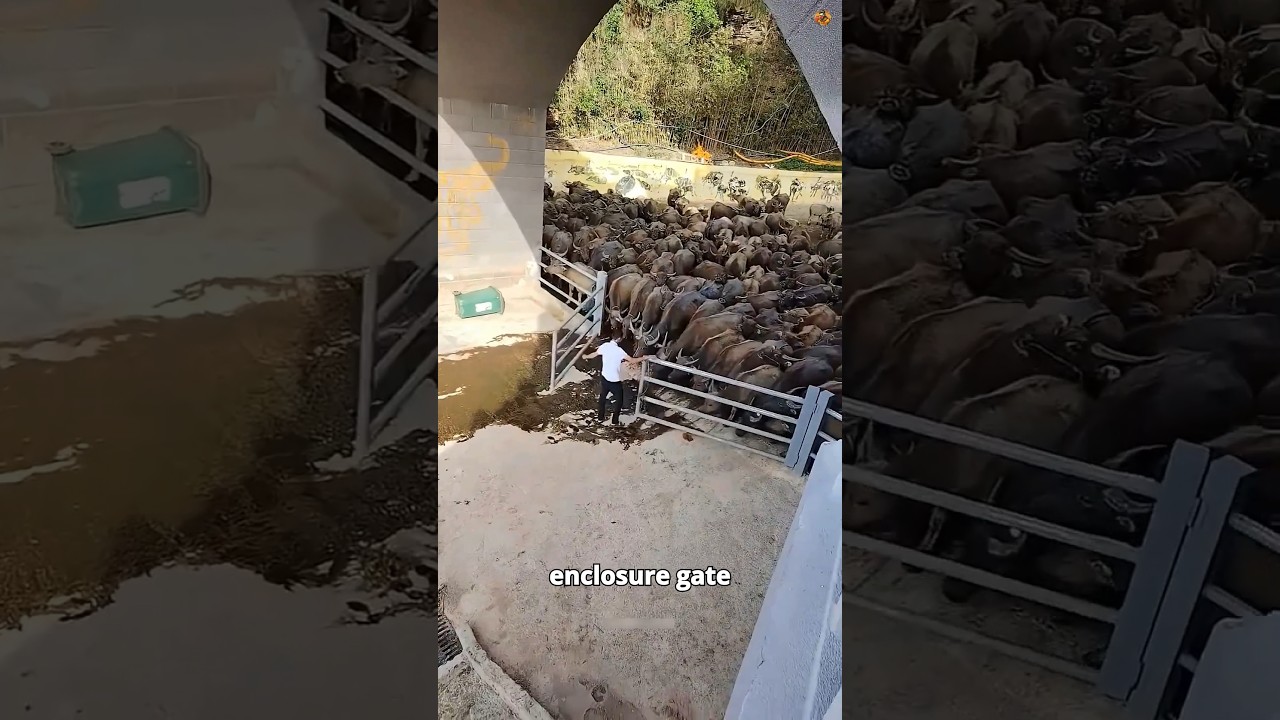 What Are These Water Buffalo Doing? 🤔