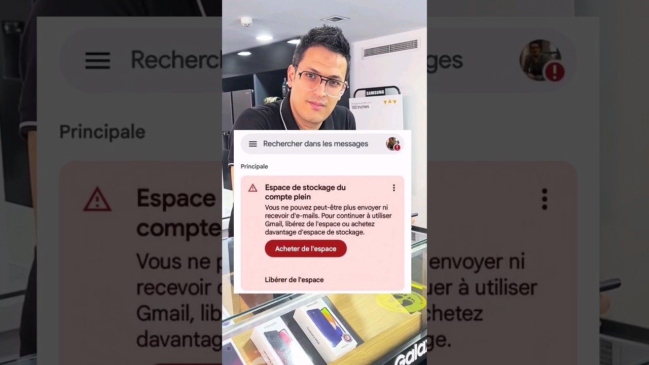 مشكل إمتلاء صندوق الاستقبال في Gmail & Google Photo Problème Stockage plein