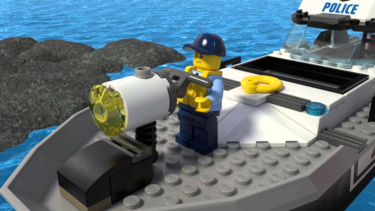 LEGO CITY Police Patrol Boat (60129) Animation 🚓