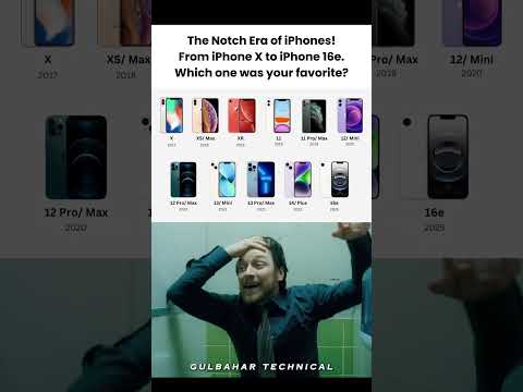 iPhone’s Notch Evolution! From iPhone X to iPhone 16e – Which One’s the Best? 📱