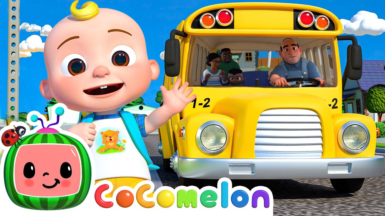 The Wheels on the Bus Karaoke | CoComelon Sing-Along