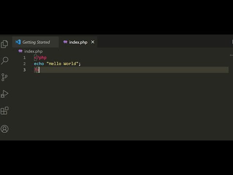 First PHP Program: Print Hello World with XAMPP