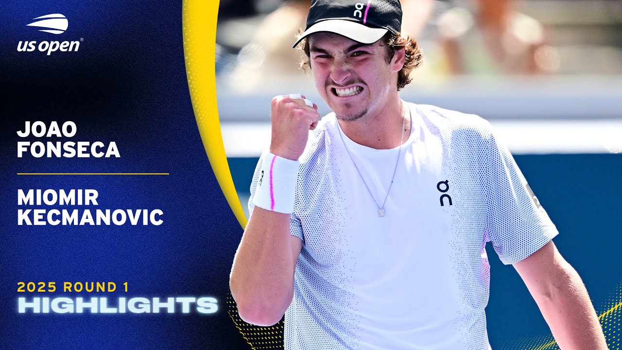 US Open 2025: Exciting Highlights from Joao Fonseca vs. Miomir Kecmanovic 🎾