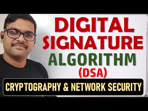 18-DSA Algorithm Explained ๐ | How Digital Signatures Work in Network Security | Understanding DSA