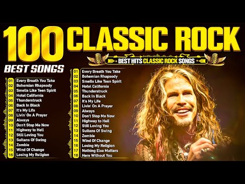 Aerosmith, Bon Jovi, AC/DC, Metallica, Nirvana, Queen 🔥 Classic Rock Songs 70s 80s 90s Full Album