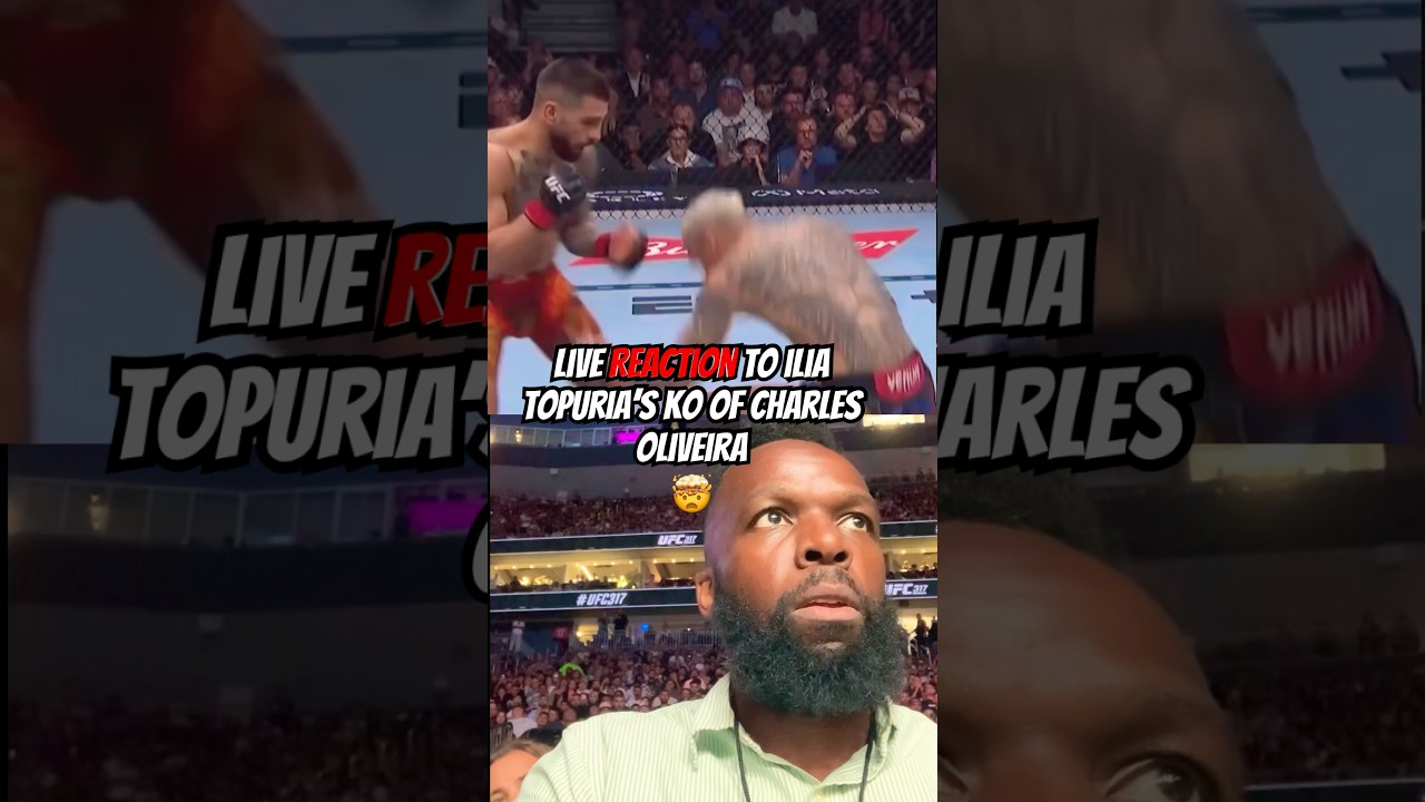 Ilia Topuria's Stunning KO of Charles Oliveira 🥊