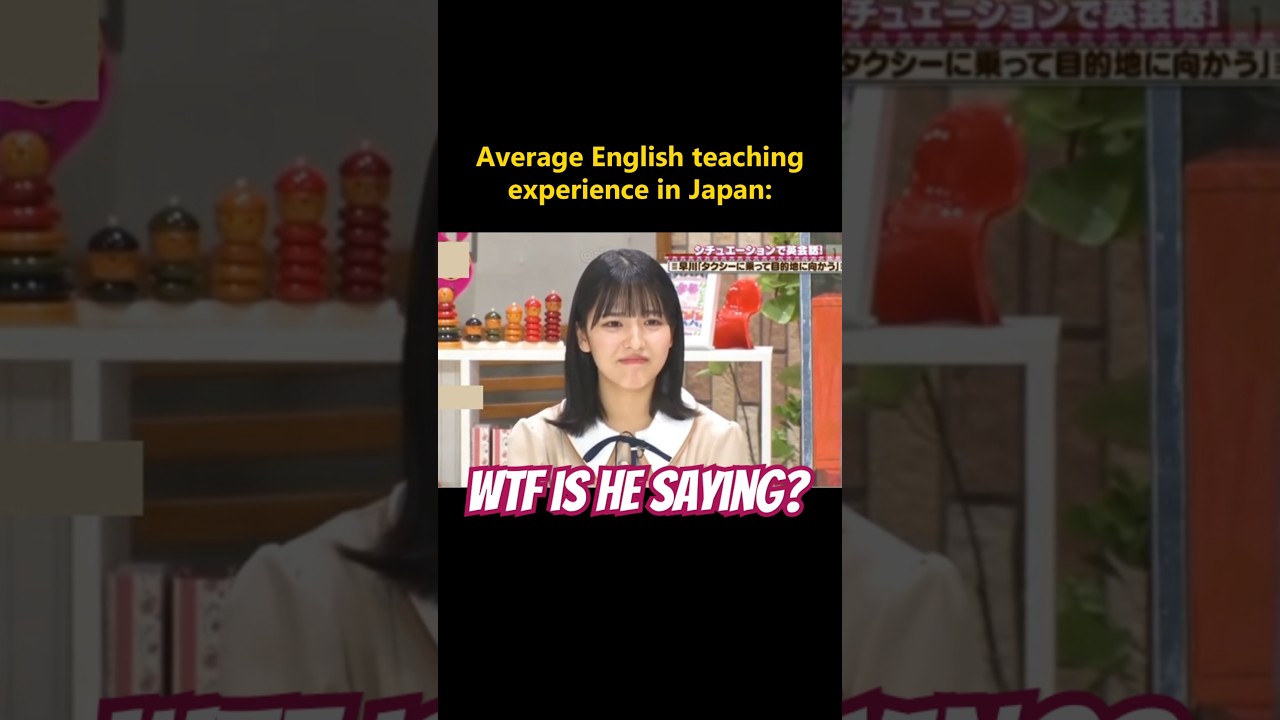 Average English Teaching Experience in JAPAN #japanesegirl #funnyjapan #おもしろ動画 #面白い #笑える