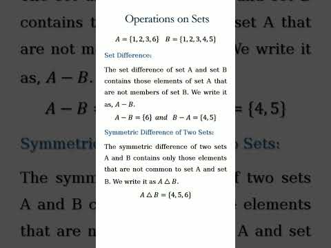 Basic Set Theory