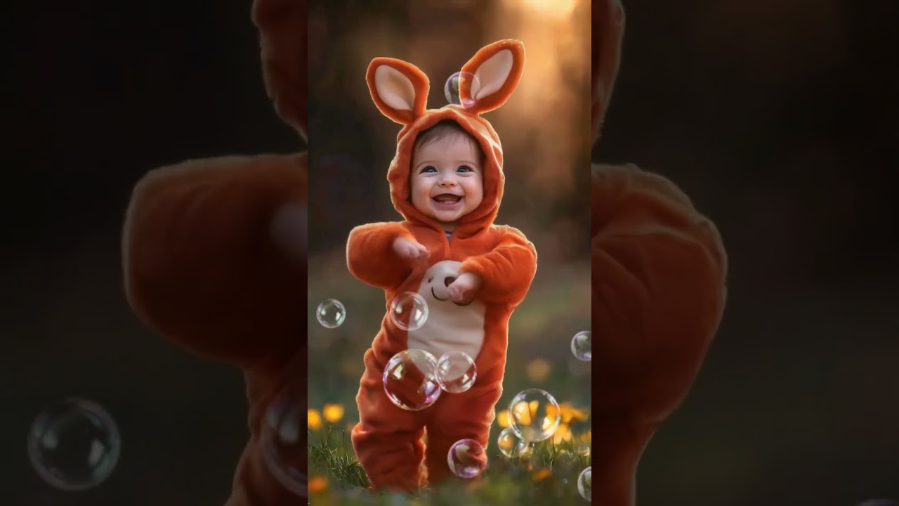 Adorable Baby Laughs and Dances to Baby Shark in London 🦈