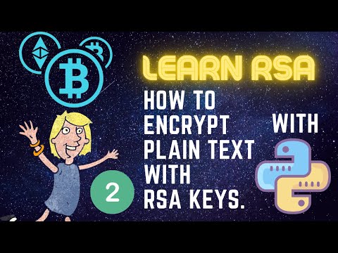 How to encrypt plain text with RSA keys.