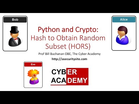 Python and Crypto: One-TIme Hashed-based Signatures: HORS