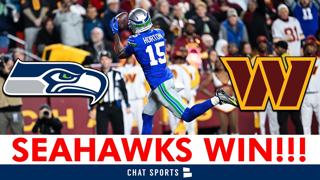 Seahawks Dominate Commanders 38-14 in Week 9 | Instant Reaction 🏈