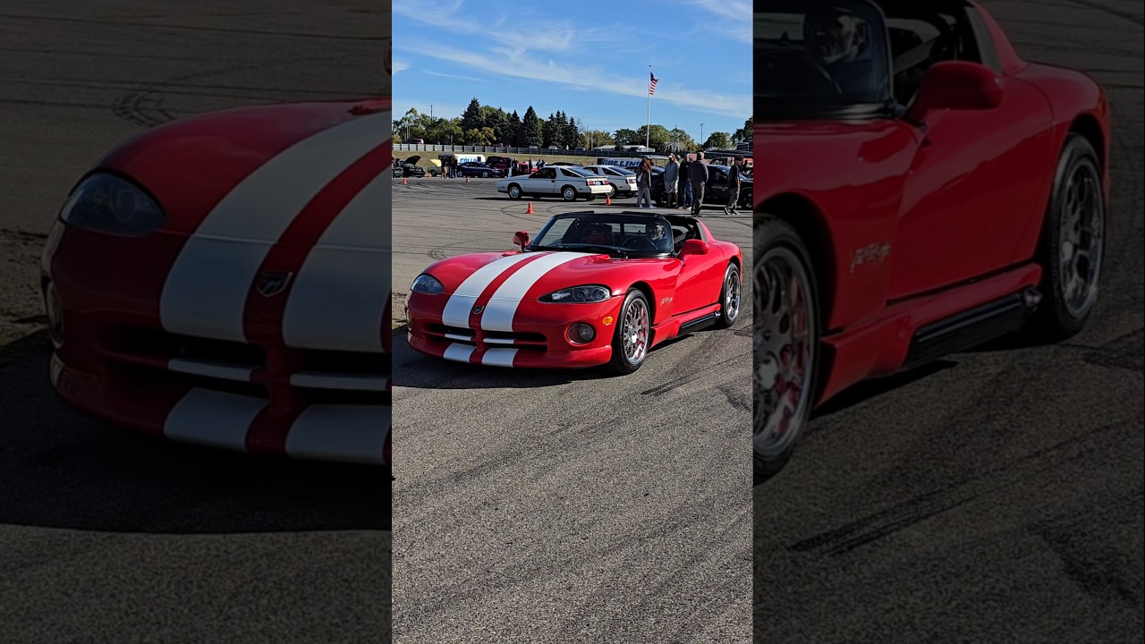 Epic Dodge Viper RT/10 & GTS Engine Sounds at M1 Concourse Cars & Coffee 2024 🚗