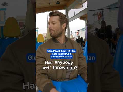 Glen Powell's Rollercoaster Interview