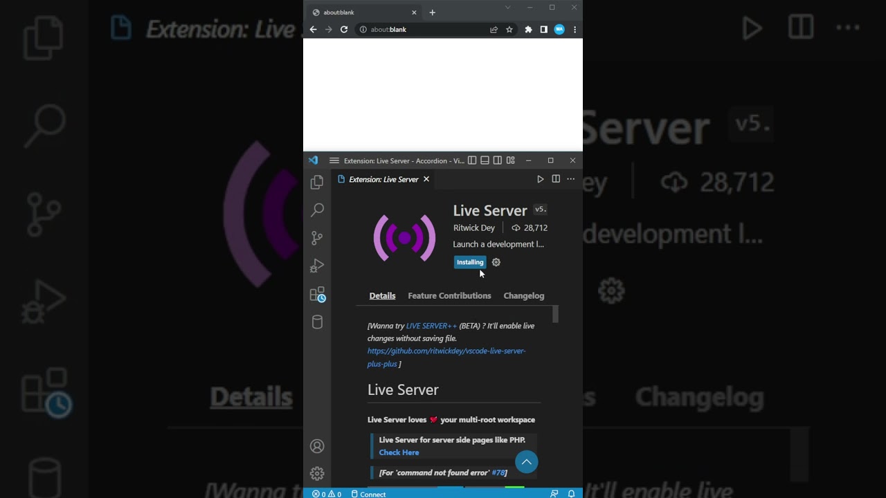 Set Up Live Server & Auto Refresh in VS Code 🚀